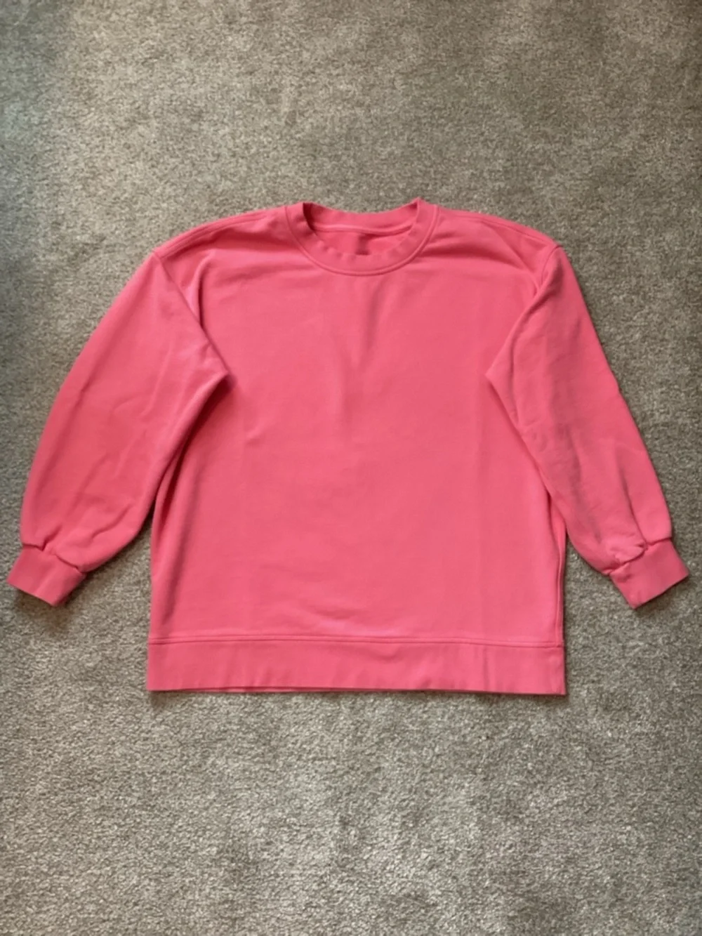 Lululemon Perfectly Oversized Crew Guava Pink Sweatshirt 6 small medium - Picture 6 of 9